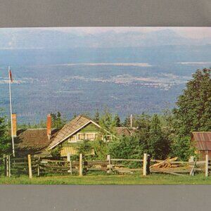 Vintage Postcard - Forbidden Plateau Lodge Courtenay BC - Traveltime